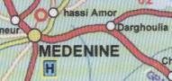 roads around Medenine ...