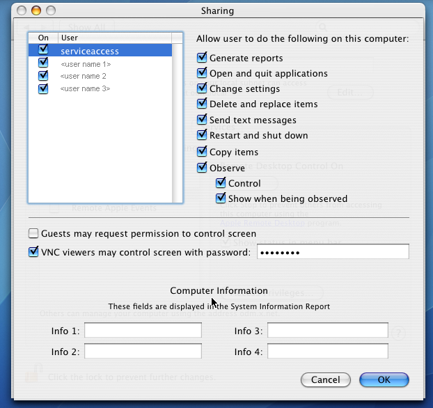 vmware vnc connection